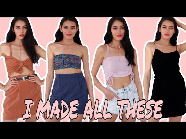 TRYING ON  ALL THE CLOTHES THAT I MADE | Quarantine Days | Regine Morales