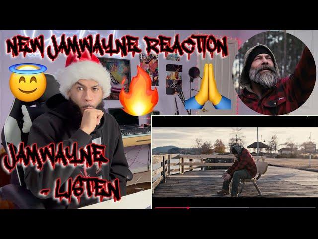 JAMWAYNE KEEPING HIS FAITH ALIVE! | JamWayne - Listen (Official Video) [REACTION!!!] #rap #reaction