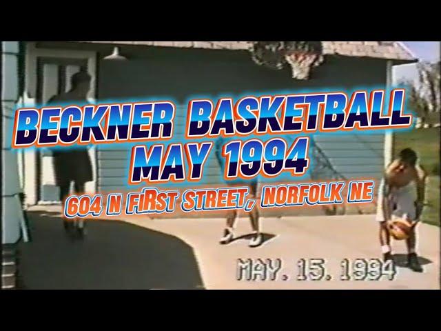 Beckner Basketball May 1994