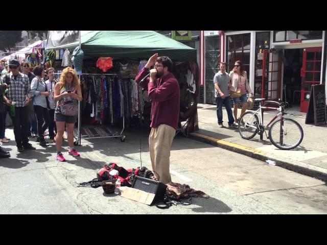 MC Eucalips from Beatbox Without Borders at the Haight St Festival