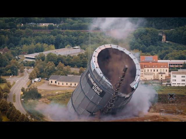 Sprengung des Gasometers in Neunkirchen (Saar)