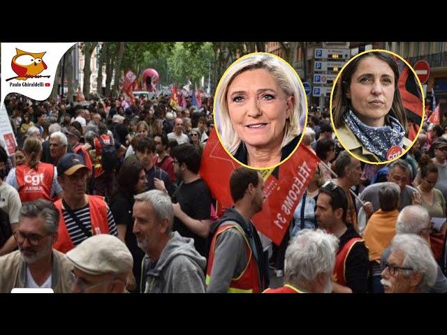 RUAS CHEIAS NA FRANÇA! LE PEN E SOPHIE BINET EM DUELO! [15 de junho de 2024]