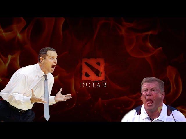 Тренер тренирует в DOTA 2 !