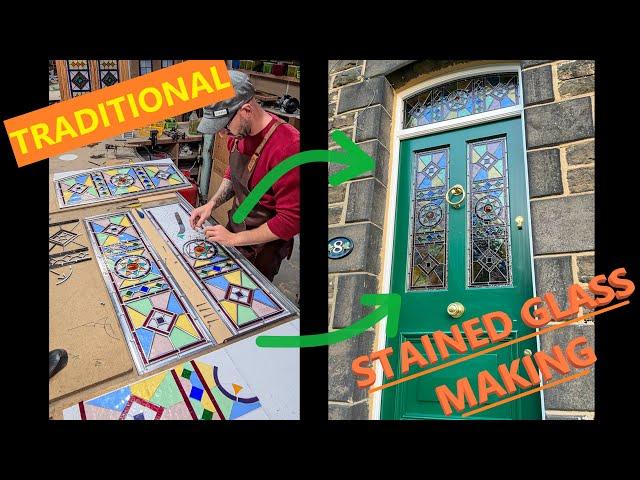 Traditional Stained Glass Door Entrance Making