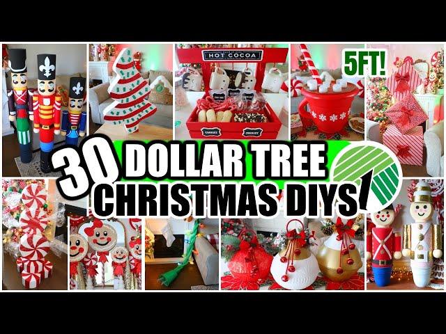 30 Dollar Tree Christmas DIYs that DON'T LOOK CHEAP! ($1.25 HACKS for 2024)