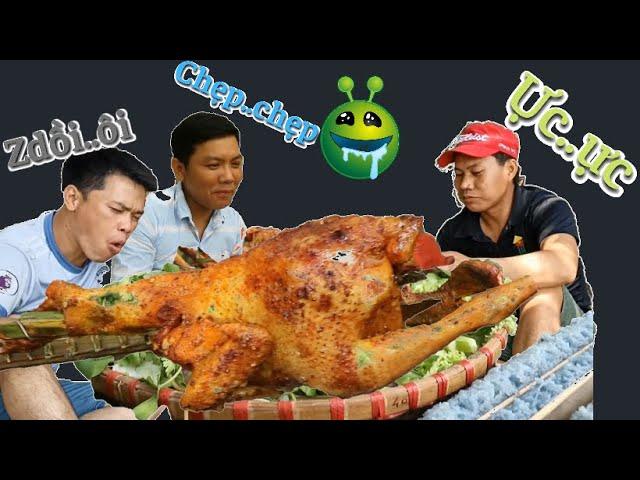 Gà Nướng Lá Mắc Mật Siêu Cay Và Cách Ướp Gà Nướng Thơm Ngon | Ăn Gà Nướng Cùng Huy Capuchino