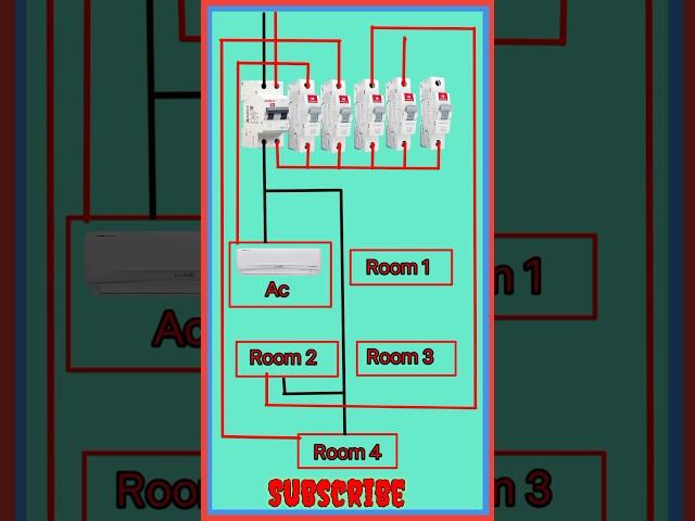 MCB box wiring connection kaise kare #electrical #wiring #shortsfeed #shorts #electricboykaif