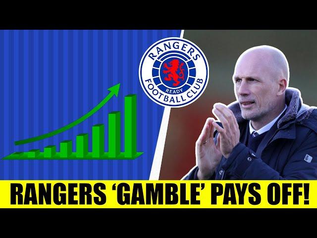 Rangers 'Gamble' Pays Off As £45m Rangers News Emerges + John Gilligan Press Conference Reaction!