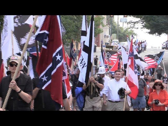 Charlottesville White Supremacists March Through Streets of  8/12/17