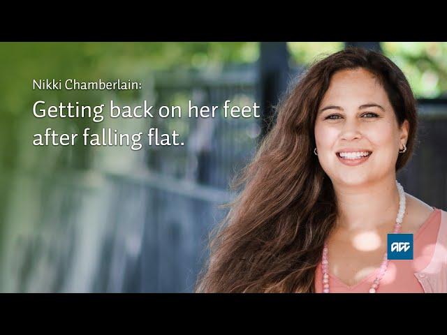 Nikki Chamberlain: Getting back on her feet after falling flat