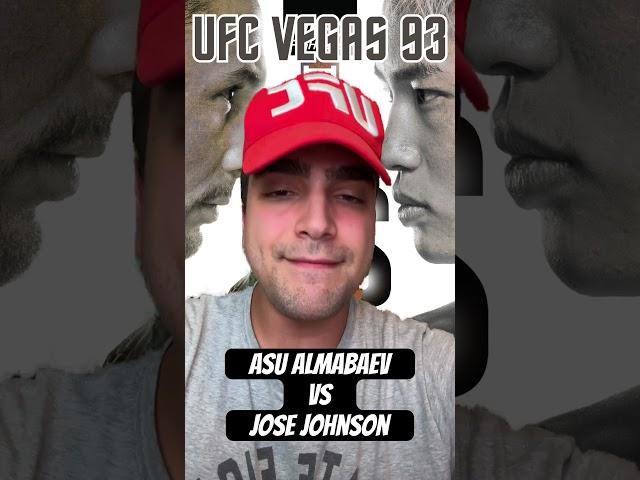 UFC Vegas 93 - Asu Almabaev vs Jose Johnson