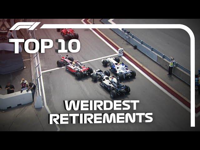 Top 10 Weirdest Race Retirements in F1