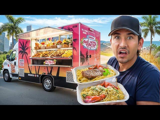 Eating At Random Food Trucks For 24 Hours (Tampa, FL)