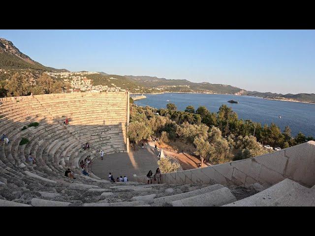 Turkish Road Trip - Coast Road, Outstanding Views, Theatre in City of Kaş, and Camping in Demre.