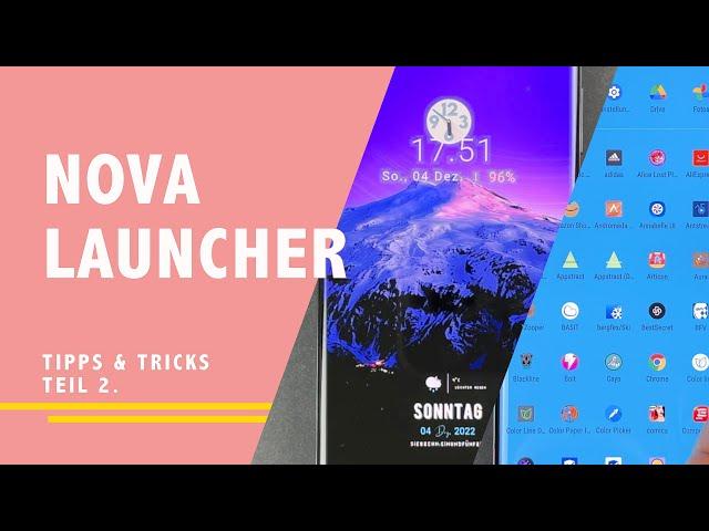 NOVA LAUNCHER CRASHKURS Tipps & Tricks (Kapitel 2)