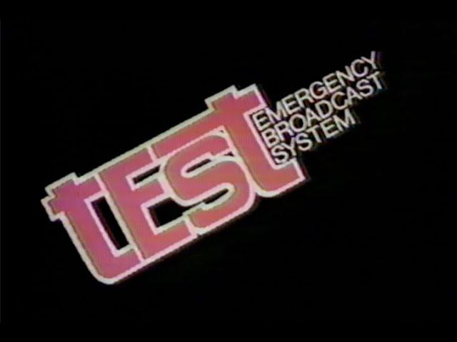 ch 36 News At Noon EBS Test and commercials April 1985