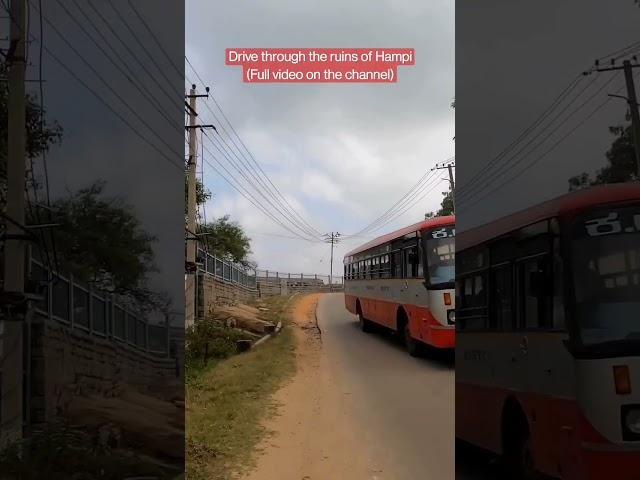 Driving in Hampi  #hampi #4kdrives #gopro #goproindia #india #karnataka #virtualtour @CityScaping