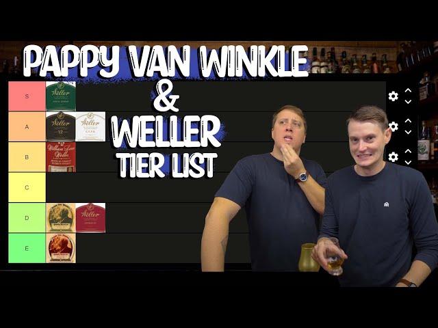 Pappy Van Winkle and Weller Tier List! What Wheated Buffalo Trace is Best?