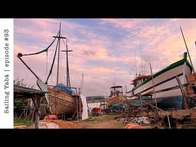 Time to paint our rescued wooden sailboat! — Sailing Yabá #93