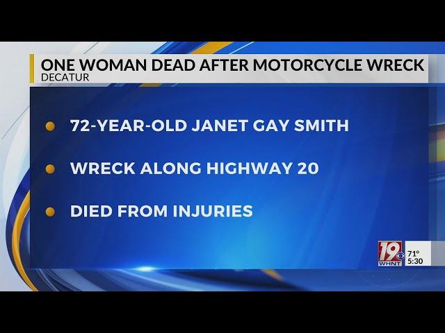 One Woman Dead After Motorcycle Wreck | November 3, 2024 | WHNT News 19 Sunday Evening