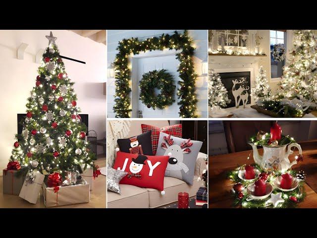 100+ BEAUTIFUL CHRISTMAS HOME DECORATION IDEAS 2024 - CHRISTMAS TRENDS 2024 - AMAZING XMAS DECOR