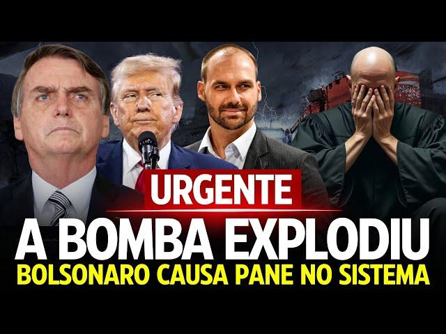 A BOMBA EXPLODIU! BOLSONARO CAUSA PANE NO SISTEMA