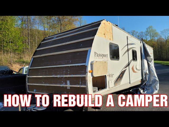 The Salvage Camper Project is Almost Back Together!