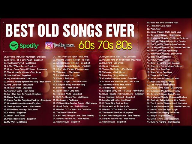 Greatest Hits Golden Oldies 70s 80s 90s  Engelbert Humperdinck, Matt Monro, Tom Jones, Paul Anka