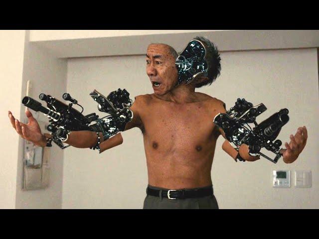 Se Transforma En Un Robot Luego De Ser Golpeado Por Un Artefacto Alienígena ( Resumen De Peliculas )