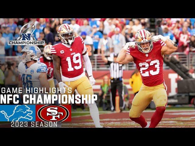 Detroit Lions vs. San Francisco 49ers Game Highlights | 2023 NFC Championship