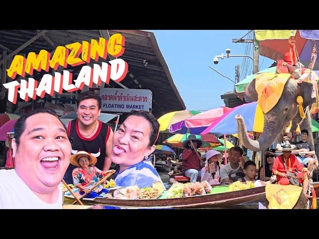 ELEPHANT RIDE at FLOATING MARKET sa Thailand worth it ba? | Madam Ely