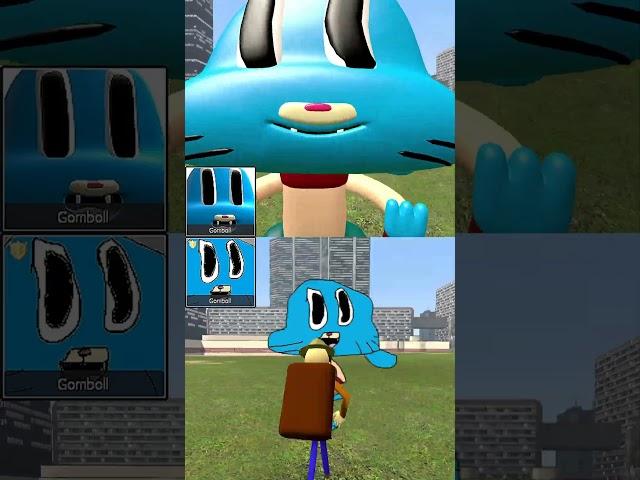 Gmod: 3D Vs 2D Memes Nextbots // Memes in 3D [Comparison] // Tilitobby, Pertrik #shorts #short