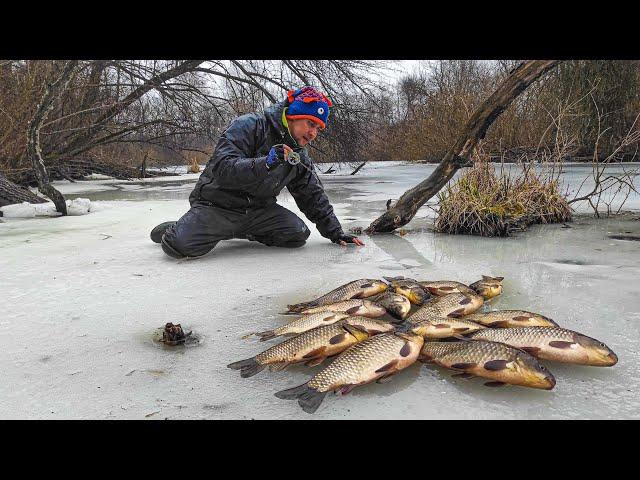 Лов КАРАСЯ в ДИКИХ місцях, по ОСТАННІЙ КРИЗІ! Риболовля на мотиля.