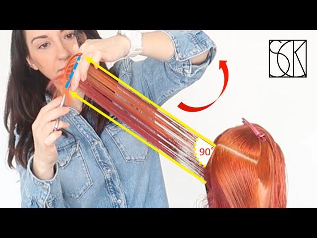 LONG LAYERS HAIRCUT - tutorial by SANJA KARASMAN