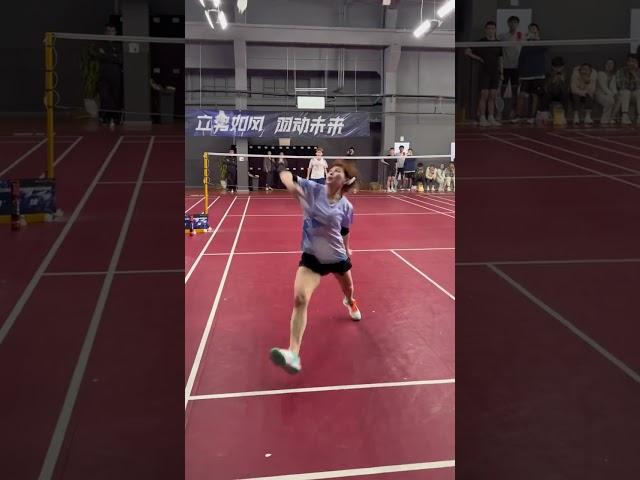 Sooner or later you will have to pay it back......#badminton #Singles #The most beautiful