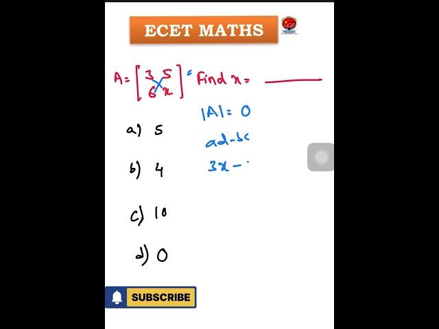 ECET 2025 Maths Guide | How to Score High & Get the Best Rank!  | Q-161 Explained