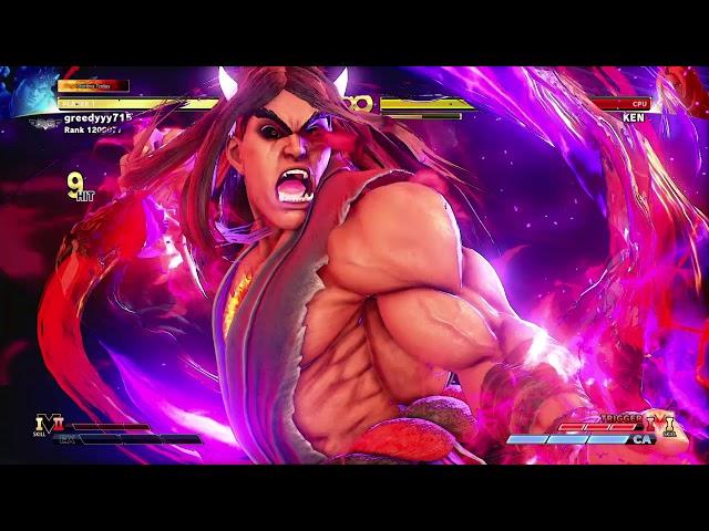 STREET FIGHTER V Kage Raging demon tech