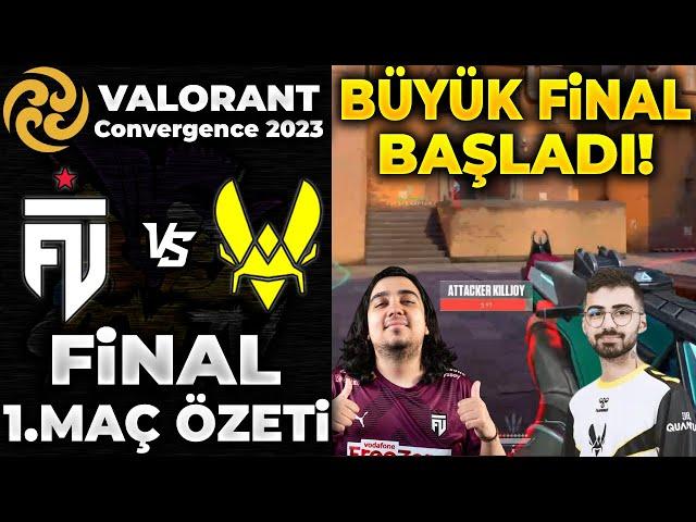 FUT vs Team Vitality FİNAL 1. MAÇ ÖZETİ | VALORANT Convergence 2023