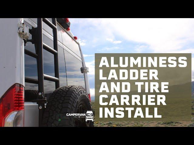 How to Install an Aluminess ProMaster Ladder and Tire Carrier