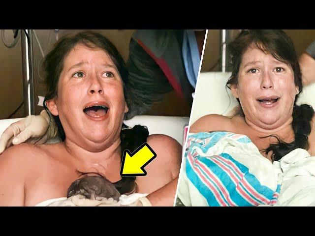 Woman GIVES BIRTH IN A BATHTUB and makes a SHOCKING DISCOVERY!