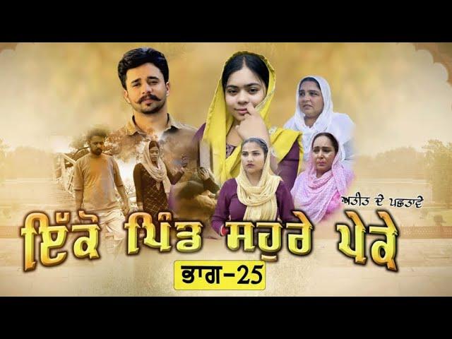 ਇਕੋ ਪਿੰਡ ਸੋਹਰੇ ਪੇਕੇ || Part-25 ||Punjabi Short Movie 2024 ||Darshan Duttal ||Emotional Film