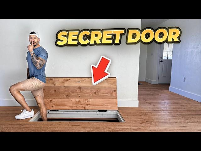 Creating A Hidden Room With A Secret Floor Door!