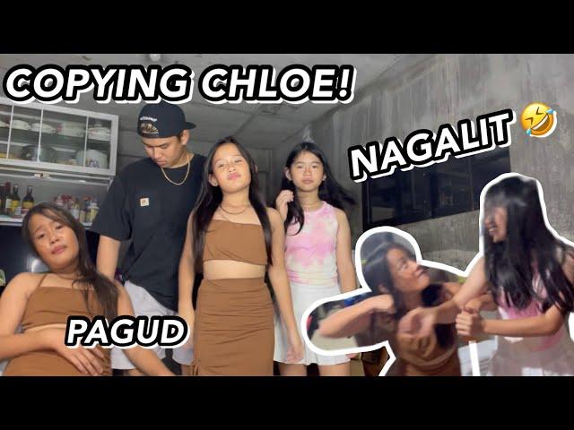 COPYING CHLOE FOR A DAY!! (NAPIKON MARE NIYO ) | Grae and Chloe