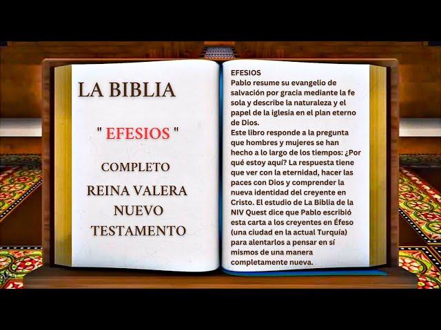 ORIGINAL: LA BIBLIA " EFESIOS " COMPLETO REINA VALERA NUEVO TESTAMENTO