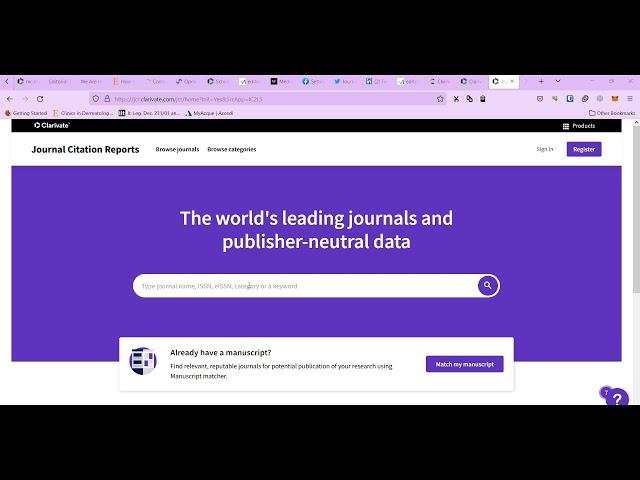 Journal Citation Tracking and impact factor via Web of Science