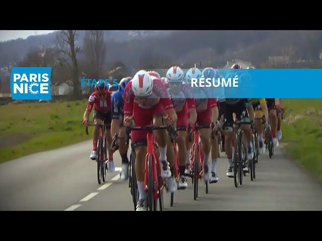 Paris-Nice 2020 - Étape 5 - Résumé