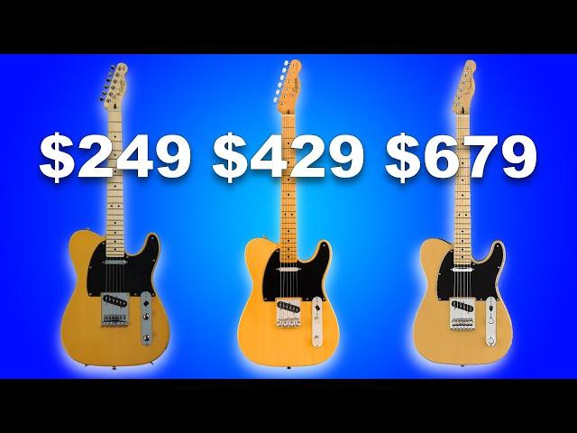 Comparing 3 Telecasters - I Was Surprised