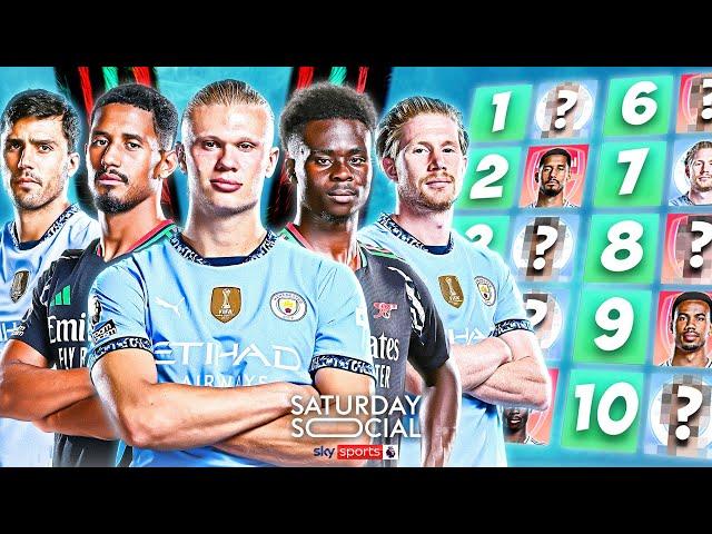 HEATED  Ranking the 10 BEST Man City x Arsenal players right now… | Saturday Social