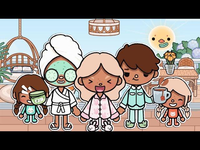 Summer Family Morning Routine in SWEDEN   | *with voice* | Toca Boca Life World