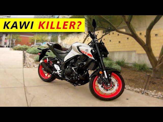 2020 Yamaha MT-03 FIRST Ride and Review!